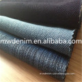 Indigo yarn dye Twill Elastic Knitted stretch knit printed denim fabric